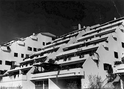 Kaskadni stambeni kompleks izgrađen prema projektu dipl. ing. arh. Germana Mitrovića - Fotodokumentacija URBS-a